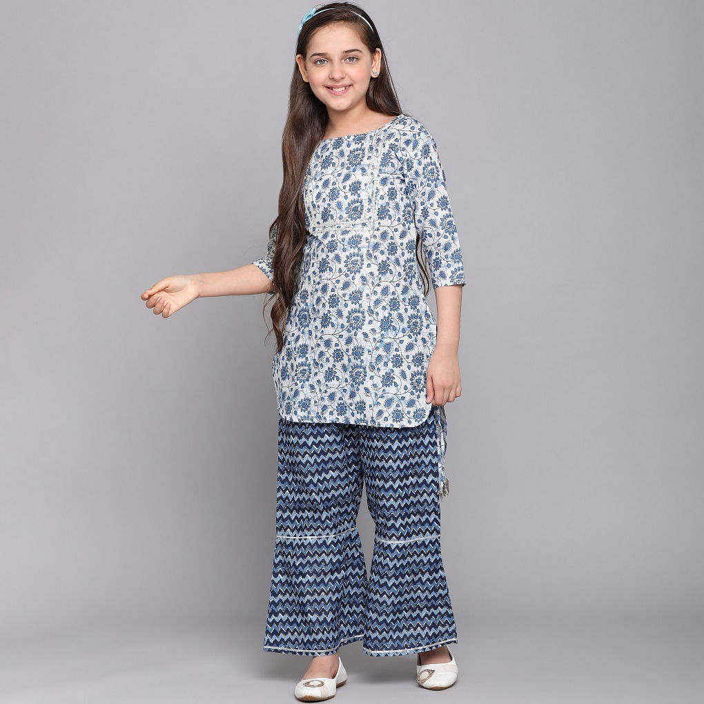 Vrishti 1 Cotton Top With Bottom New Exclusive Wear Latest Kids Collection